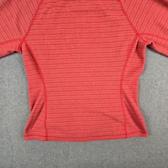 The North Face Jacket Womens Large Polartec ThermalPro Red Full Zip Hoodie - Picture 9 of 16